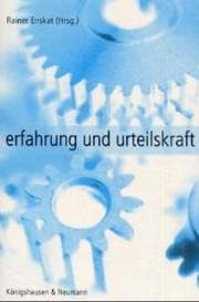Cover von Erfahrung und Urteilskraft