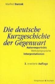 Cover von Die deutsche Kurzgeschichte der Gegenwart