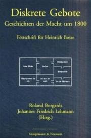 Cover von Diskrete Gebote