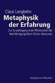 Cover von Metaphysik der Erfahrung