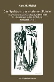 Cover von Das Spektrum der modernen Poesie 1