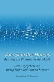 Cover von Vom Sinn des Hörens