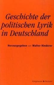 Cover von Geschichte der politischen Lyrik in Deutschland