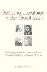 Cover von Baltische Literaturen in der Goethezeit