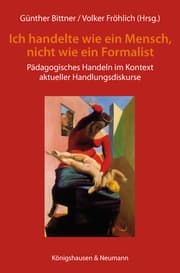 Cover von 'Ich handelte als Mensch und nicht als Formalist'