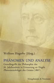 Cover von Phänomen und Analyse