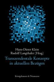 Cover von Transzendentale Konzepte in aktuellen Bezügen