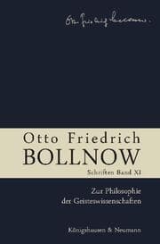 Cover von Otto Friedrich Bollnow: Schriften
