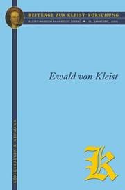 Cover von Ewald von Kleist