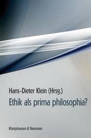 Cover von Ethik als prima philosophia?