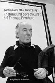 Cover von Rhetorik und Sprachkunst bei Thomas Bernhard