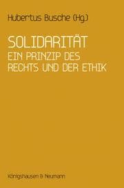 Cover von Solidarität