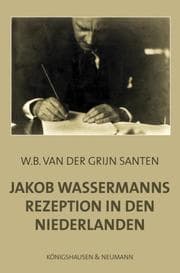 Cover von Jakob Wassermanns Rezeption in den Niederlanden