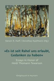 Cover von 'Es ist seit Rahel uns erlaubt, Gedanken zu haben'