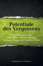 Cover von Potentiale des Vergessens