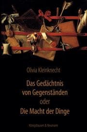 Cover von Das Gedächtnis von Gegenständen oder: