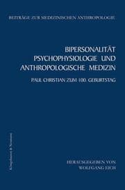 Cover von Bipersonalität, Psychophysiologie und Anthropologische Medizin