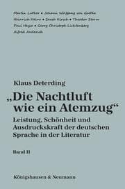 Cover von 'Die Nachtluft wie ein Atemzug'