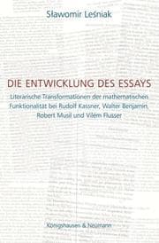 Cover von Die Entwicklung des Essays