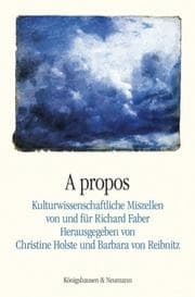 Cover von A propos