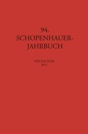 Cover von Schopenhauer Jahrbuch 94/2013