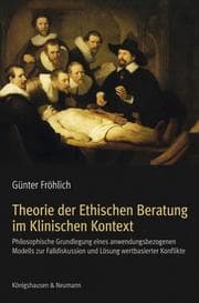 Cover von Theorie der Ethischen Beratung im Klinischen Kontext