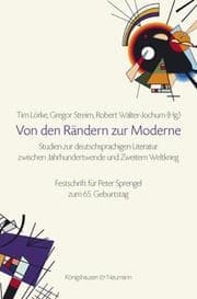 Cover von Von den Rändern zur Moderne