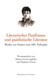 Cover von Literarischer Pazifismus und pazifistische Literatur