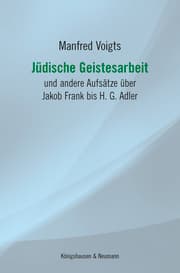 Cover von Jüdische Geistesarbeit