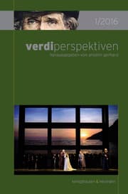 Cover von Verdiperspektiven 1/2016