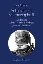 Cover von Aufklärerische Raummetaphorik