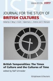 Cover von British Temporalities. The Times of Culture and the Culture of Time