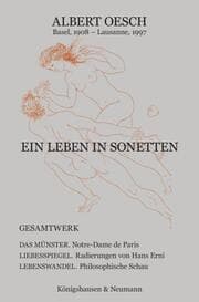Cover von Ein Leben in Sonetten. Gesamtwerk