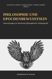 Cover von Philosophie und Epochenbewusstsein
