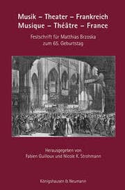 Cover von Musik - Theater - Frankreich/Musique - Théâtre - France