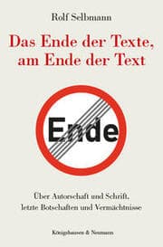 Cover von Das Ende der Texte, am Ende der Text