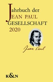 Cover von Jahrbuch der Jean Paul Gesellschaft