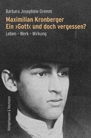 Cover von Maximilian Kronberger. Ein Gott und doch vergessen?