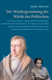 Cover von Die Wiedergewinnung der Würde des Politischen
