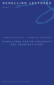 Cover von Schellings Freiheitsschrift neu perspektiviert