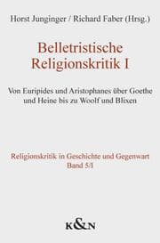 Cover von Belletristische Religionskritik I