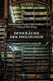 Cover von Denkräume der Philologie