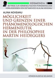 Cover von Möglichkeit und Grenzen einer phänomenologischen Hermeneutik in der Philosophie Martin Heideggers