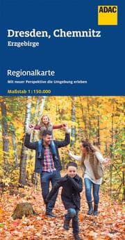 Cover von ADAC Regionalkarte 10 Dresden, Chemnitz 1:150.000