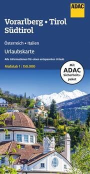 Cover von ADAC Urlaubskarte Österreich 06 Vorarlberg, Tirol, Südtirol 1:150.000