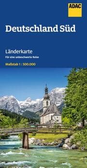 Cover von ADAC Länderkarte Deutschland Süd 1:500.000