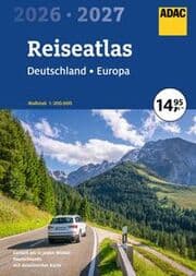 Cover von ADAC Reiseatlas 2026/2027 Deutschland 1:200.000, Europa 1:4,5 Mio.