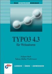 Cover von TYPO3 4.3 für Webautoren