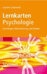 Cover von Lernkarten Psychologie: Grundlagen, Wahrnehmung und Denken
