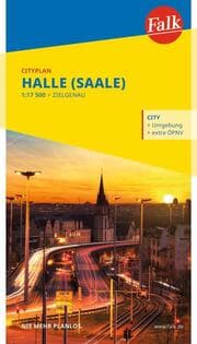 Cover von Falk Cityplan Halle (Saale) 1:17.500